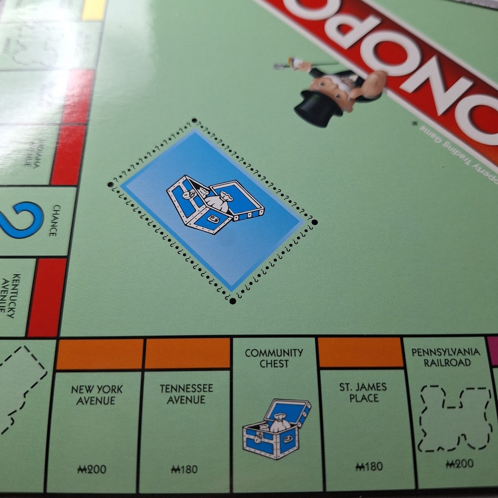 Monopoly Colorforms Board Game Travel Edition Reusable Sticker Replacement Pcs - Picture 2 of 7
